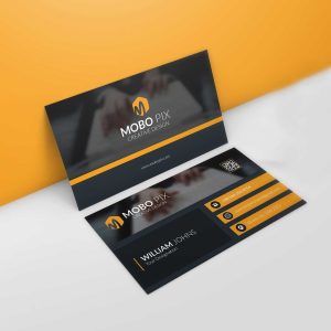 Double-sided business card design and printing