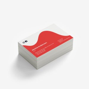 Single-Sided Business Card Design and Printing