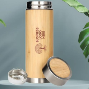 Customized Branded Bamboo Flask